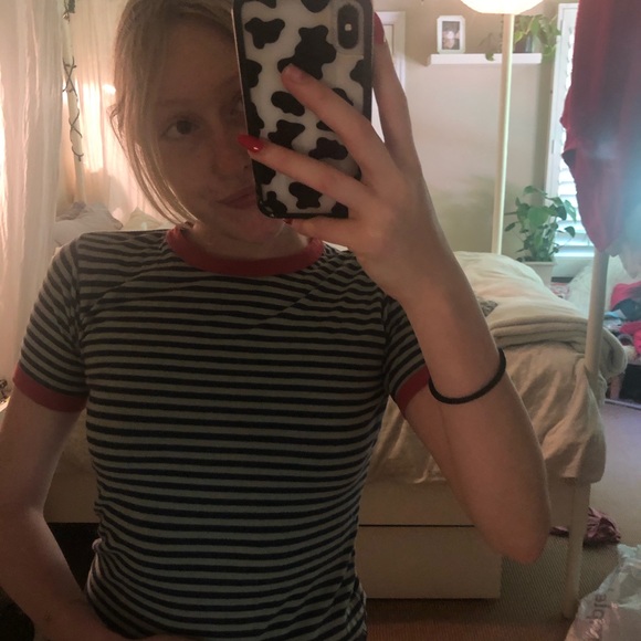 Striped short sleeve urban shirt - Picture 1 of 5